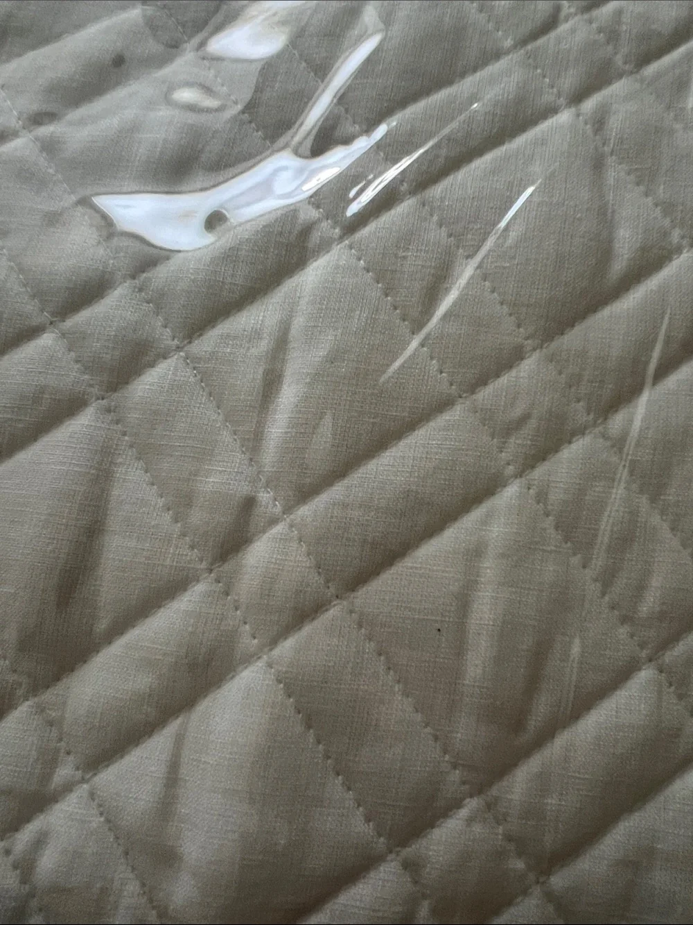 annie selke Washed Linen White Quilt - Soft Quilted Bedding